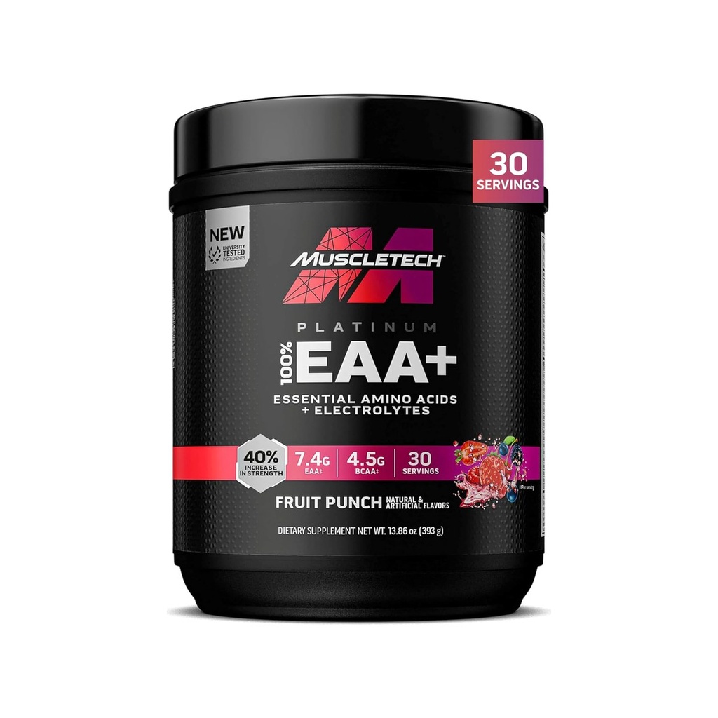 [SUP-271] Muscletech Platinum 100% EAA+ Essential Amino Acids + Electrolytes
